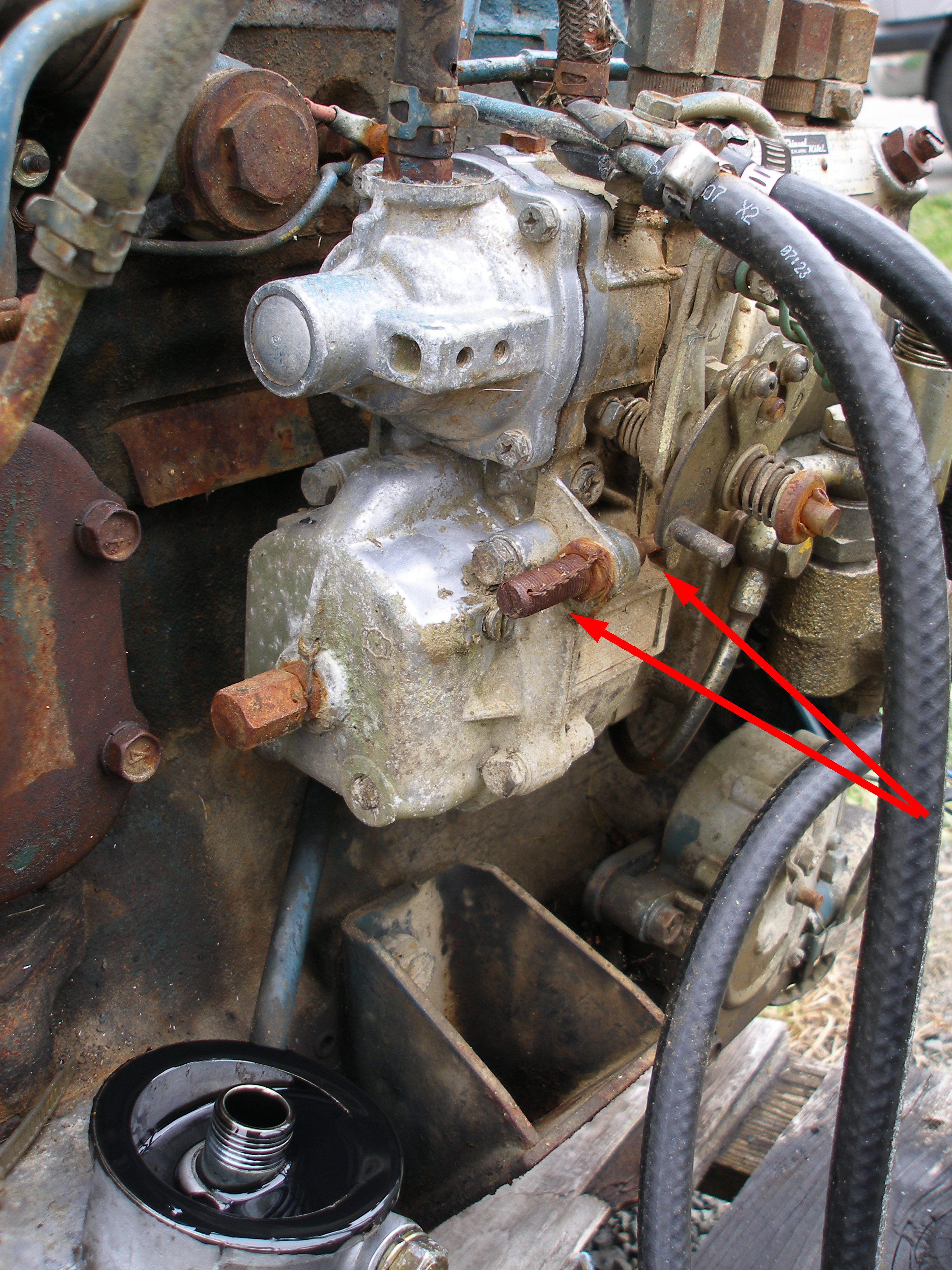 SD22 IP full-load adjuster (rusty)