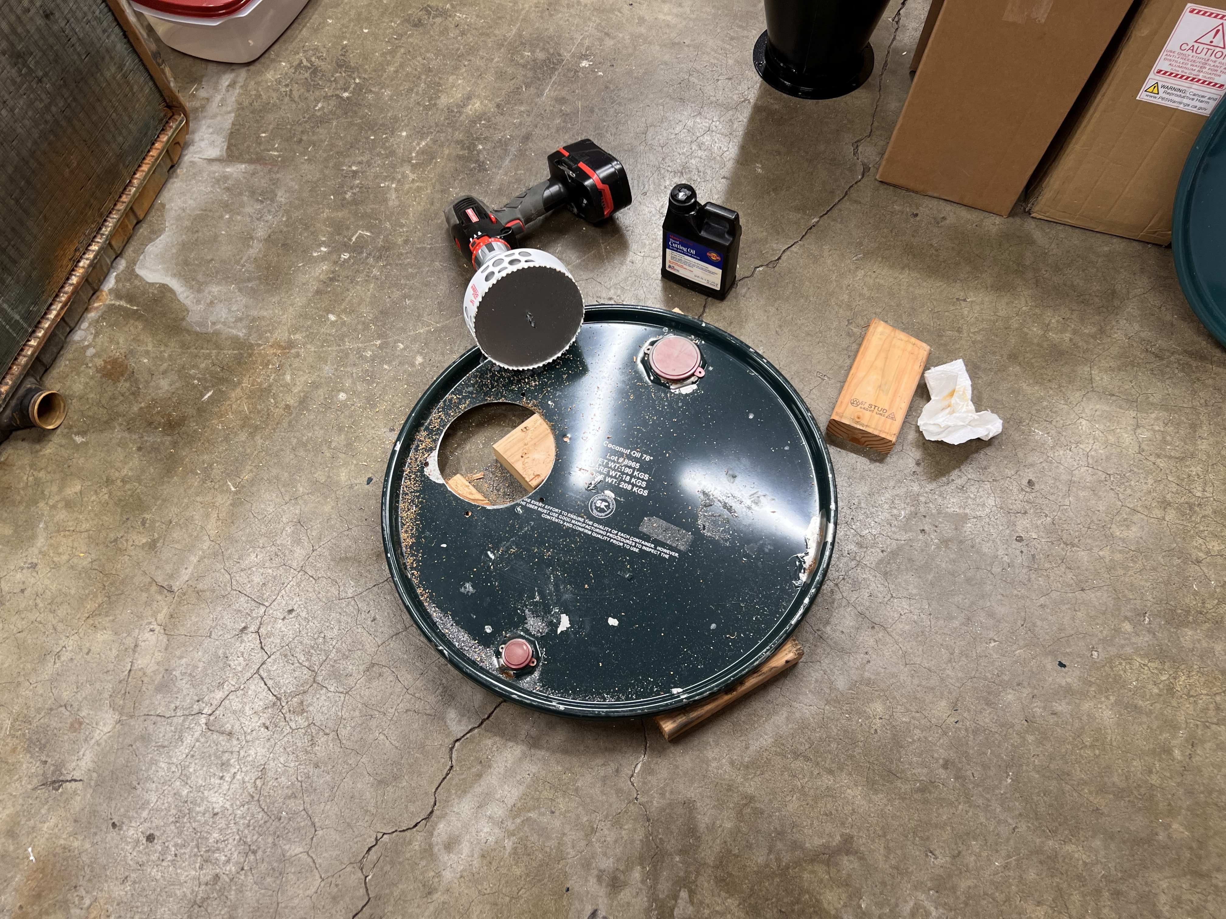 6&quot; hole