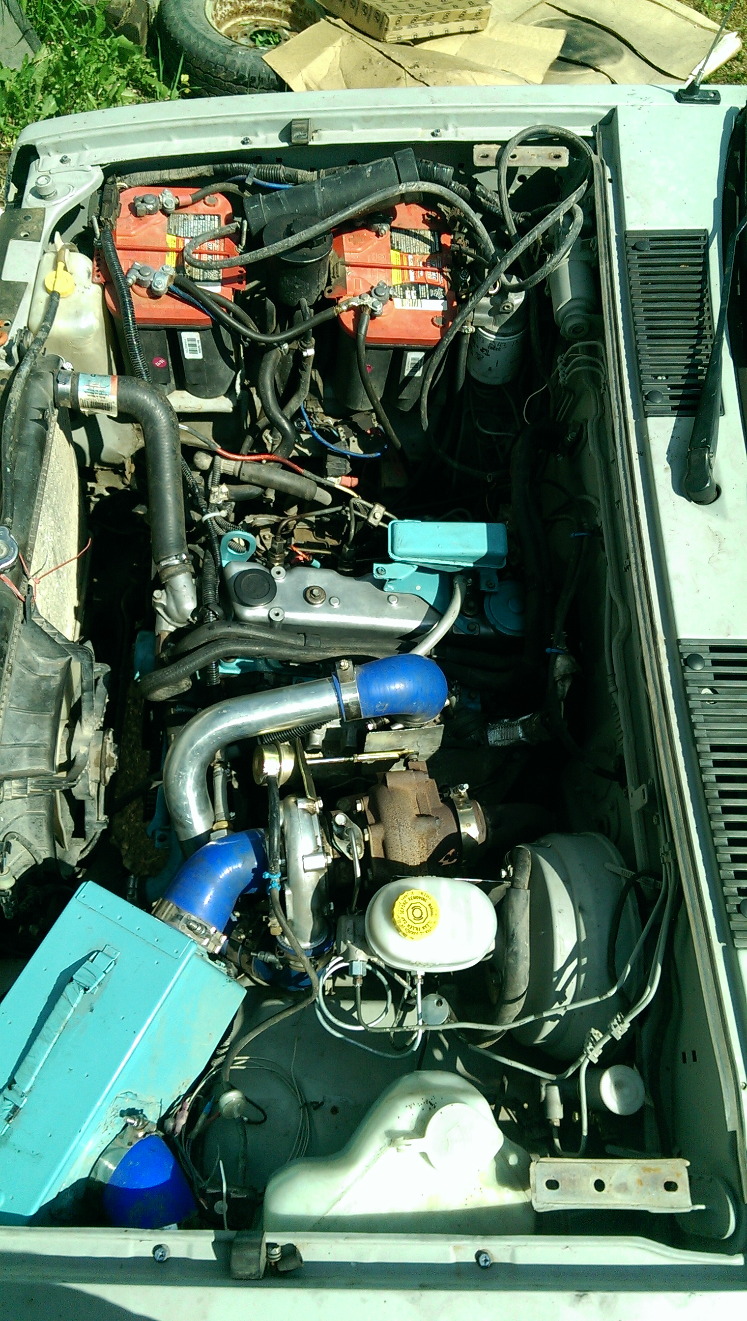 engine shot all installed again
