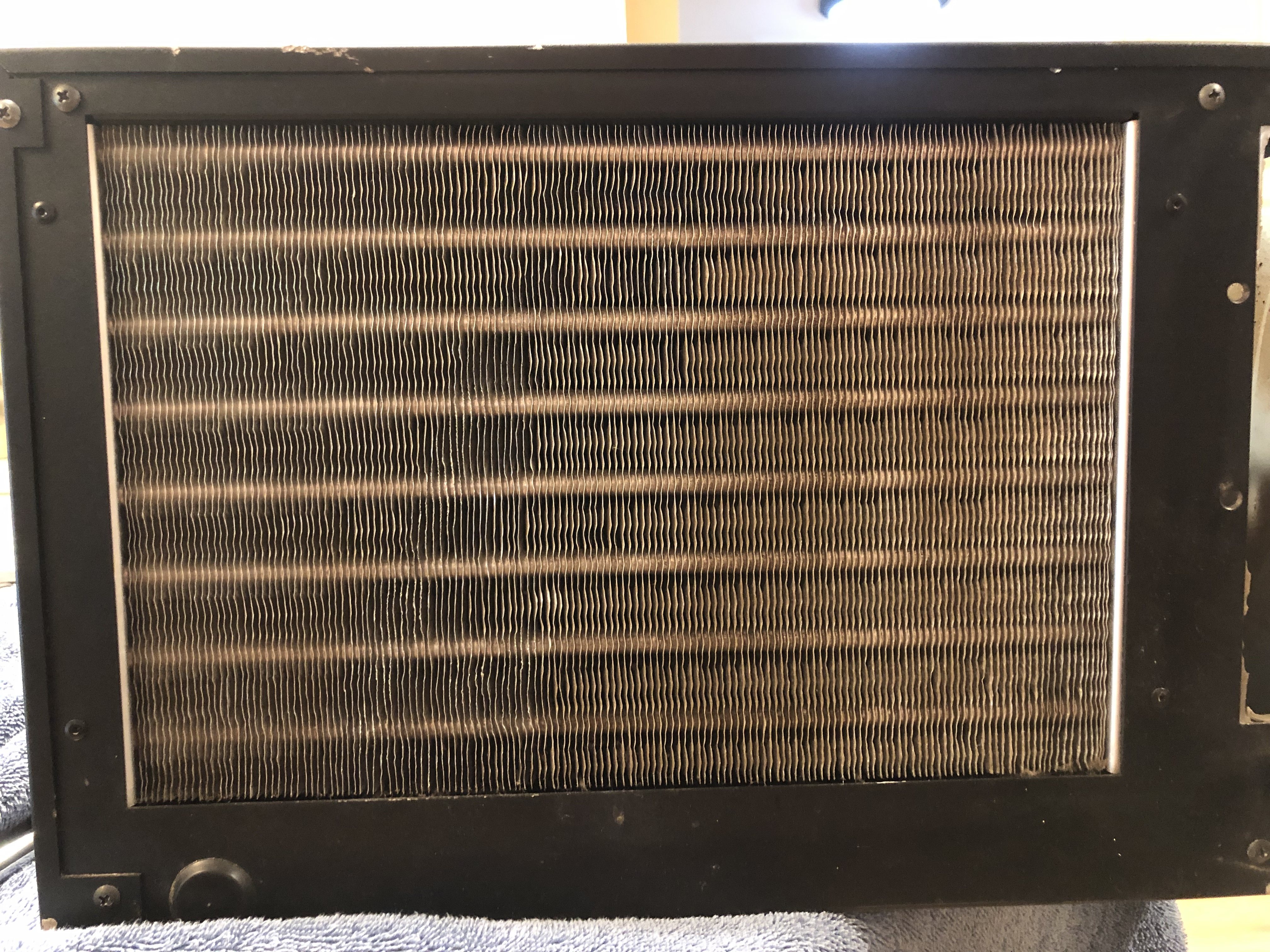 CellarPro 1800QT condenser fin folding repaired.