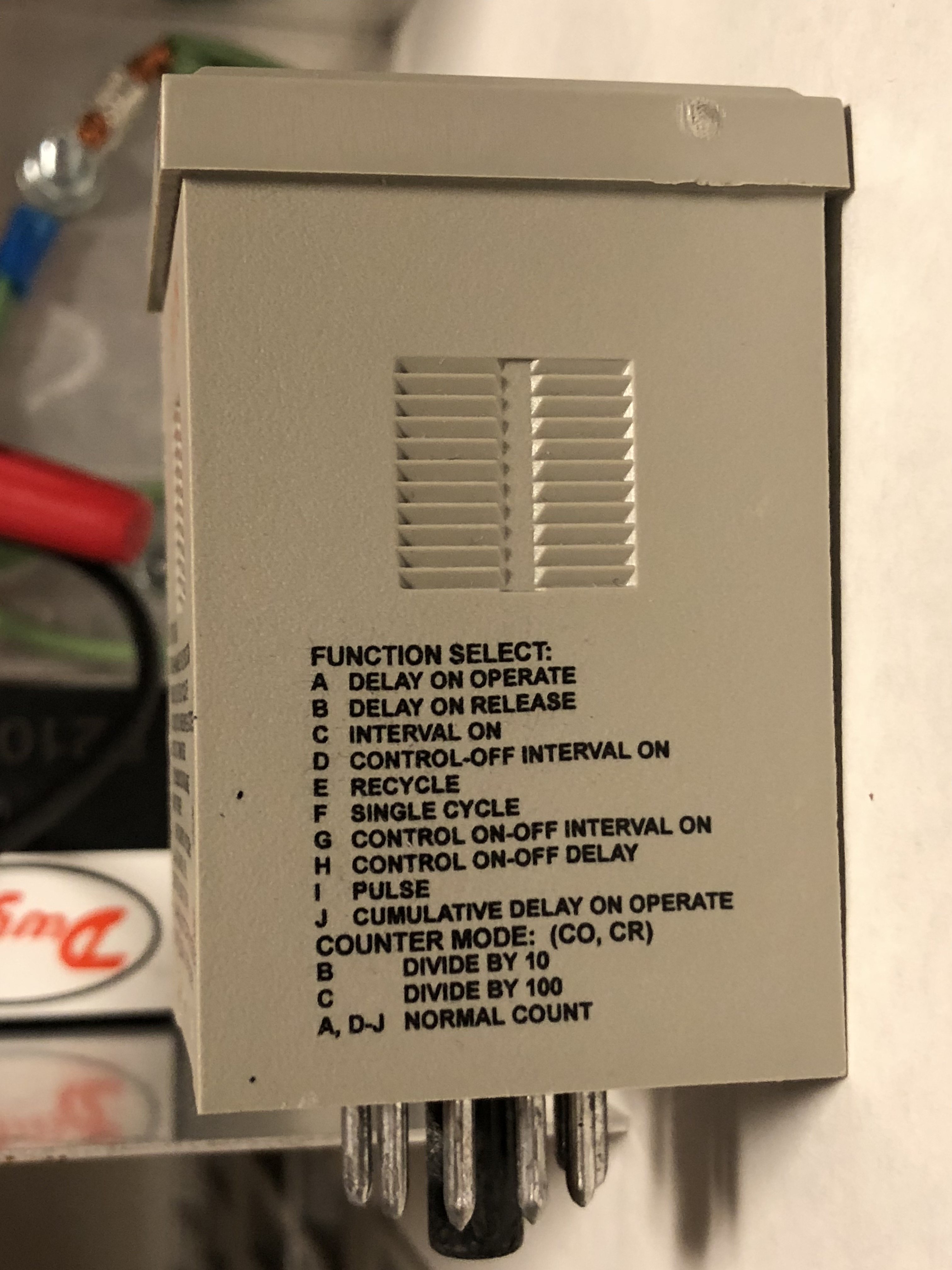 Tyco CNT-35-96 Universal Time Delay Relay