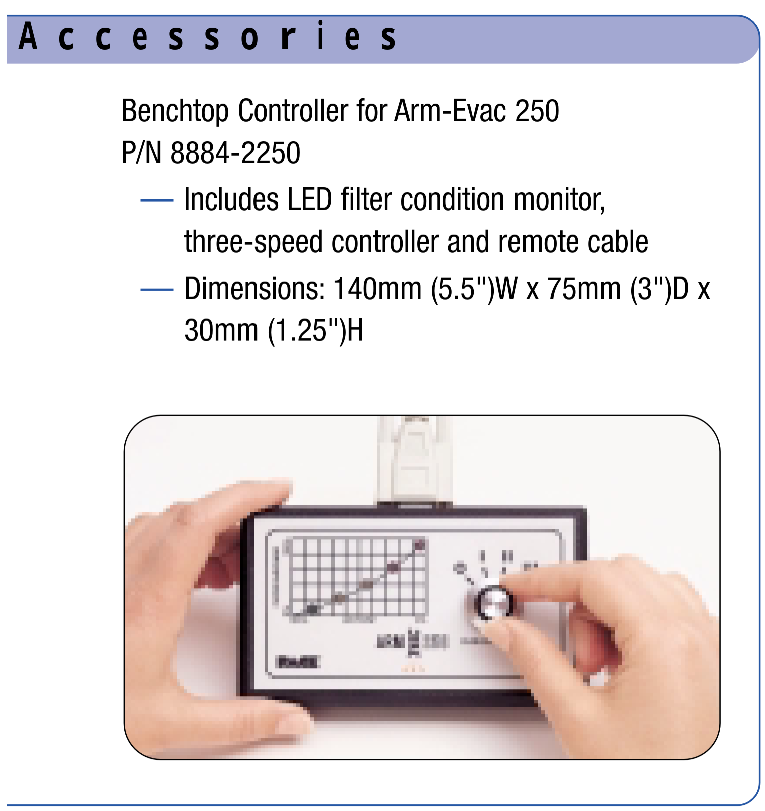 Pace wired remote controller 8884-2250