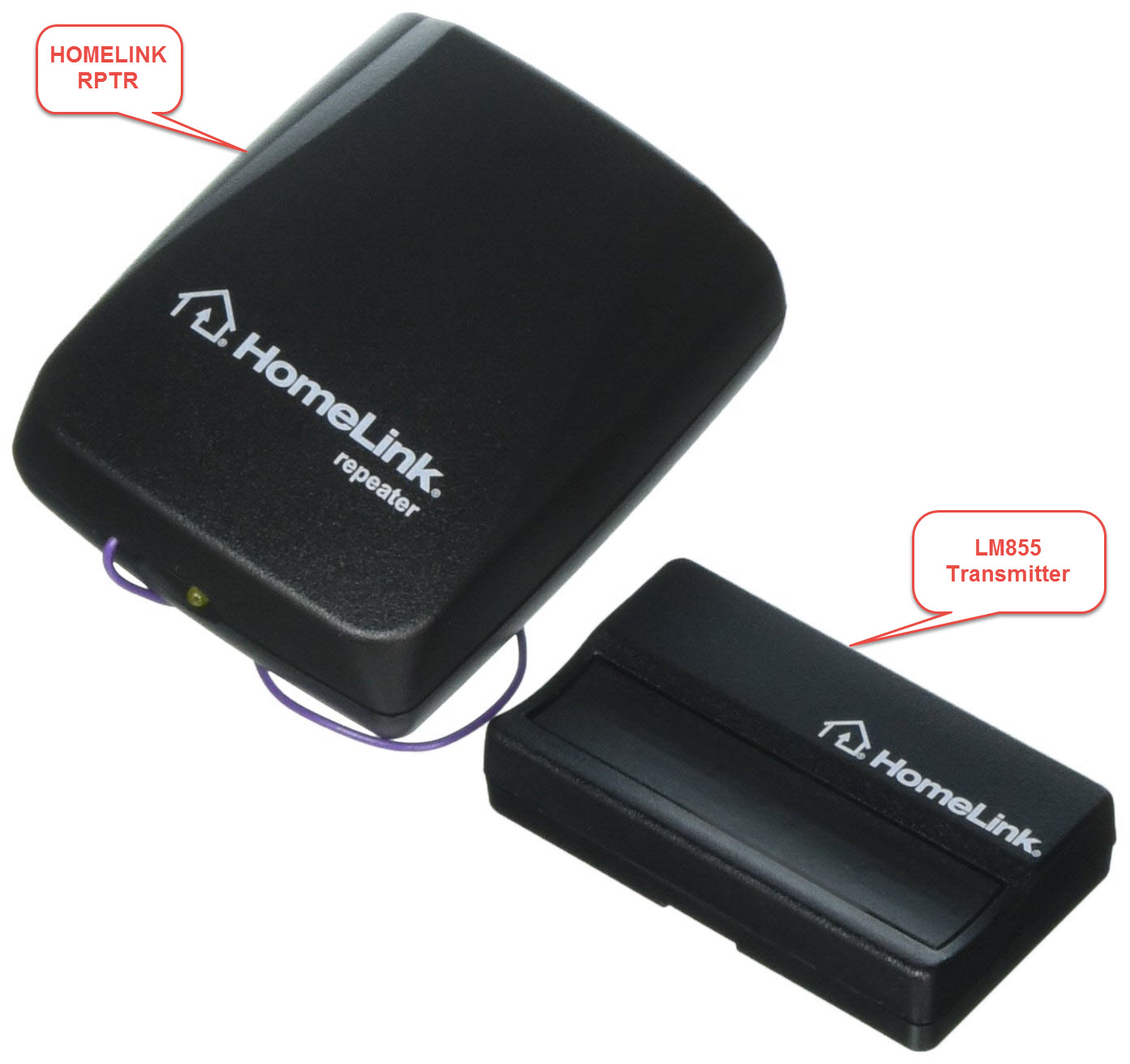 Homelink Compatibility Bridge kit, LM855 Transmitter + HOMELINK RPTR repeater.