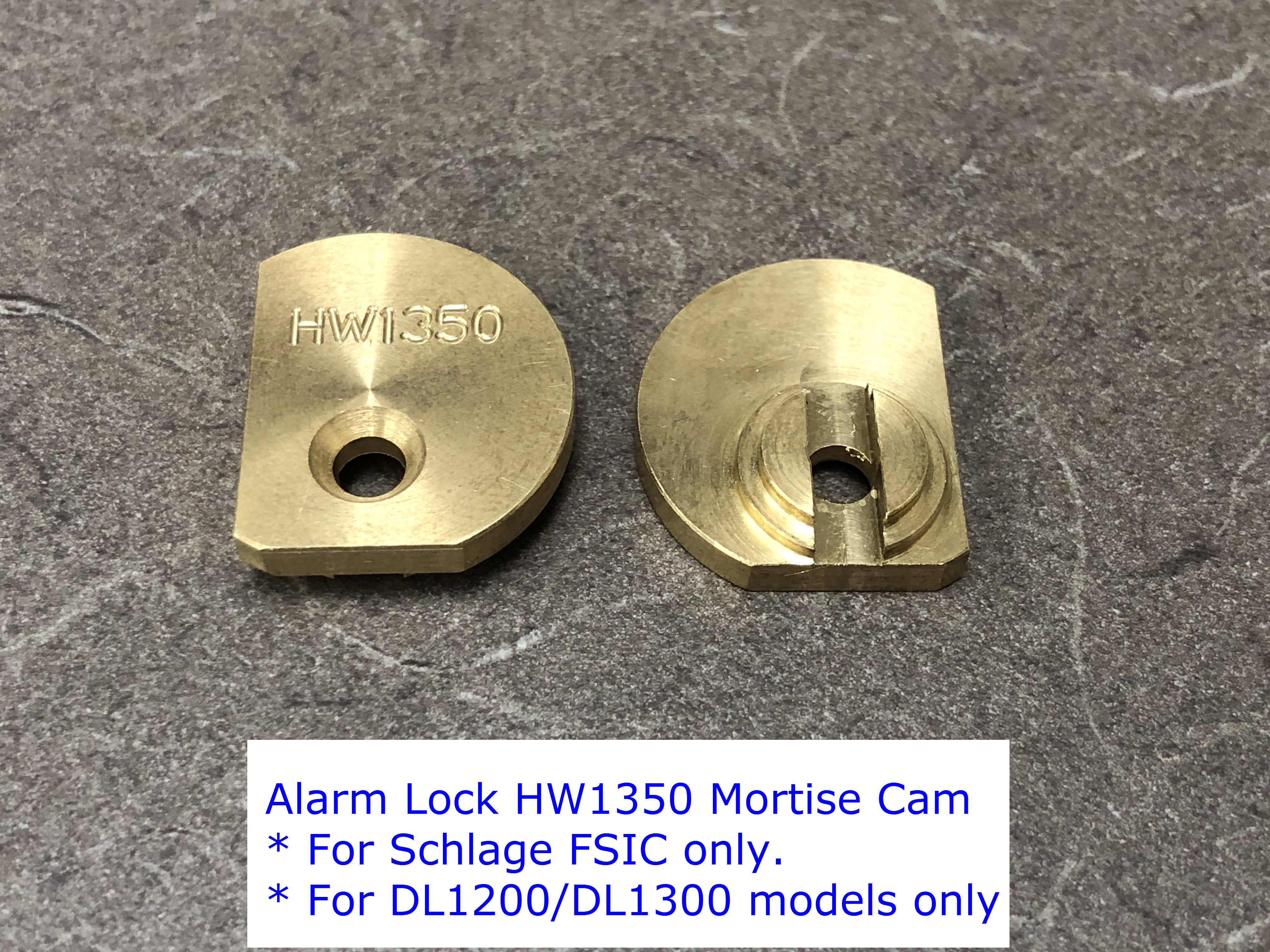 Alarm Lock DL1300 mortise cyl. cams HW1350 for Schlage FSIC only