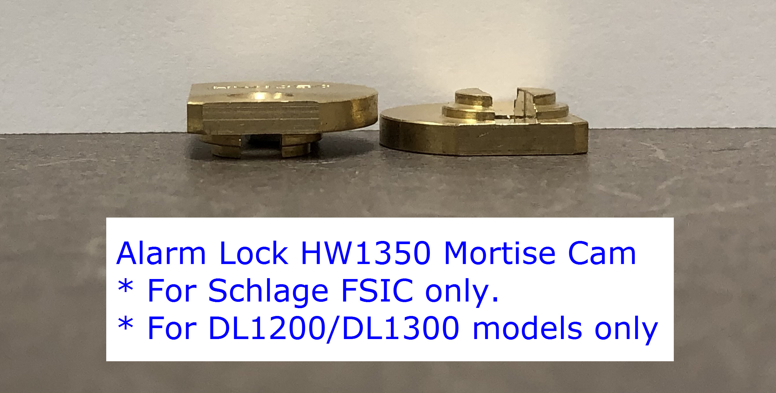 Alarm Lock DL1300 mortise cyl. cams HW1350 for Schlage FSIC only