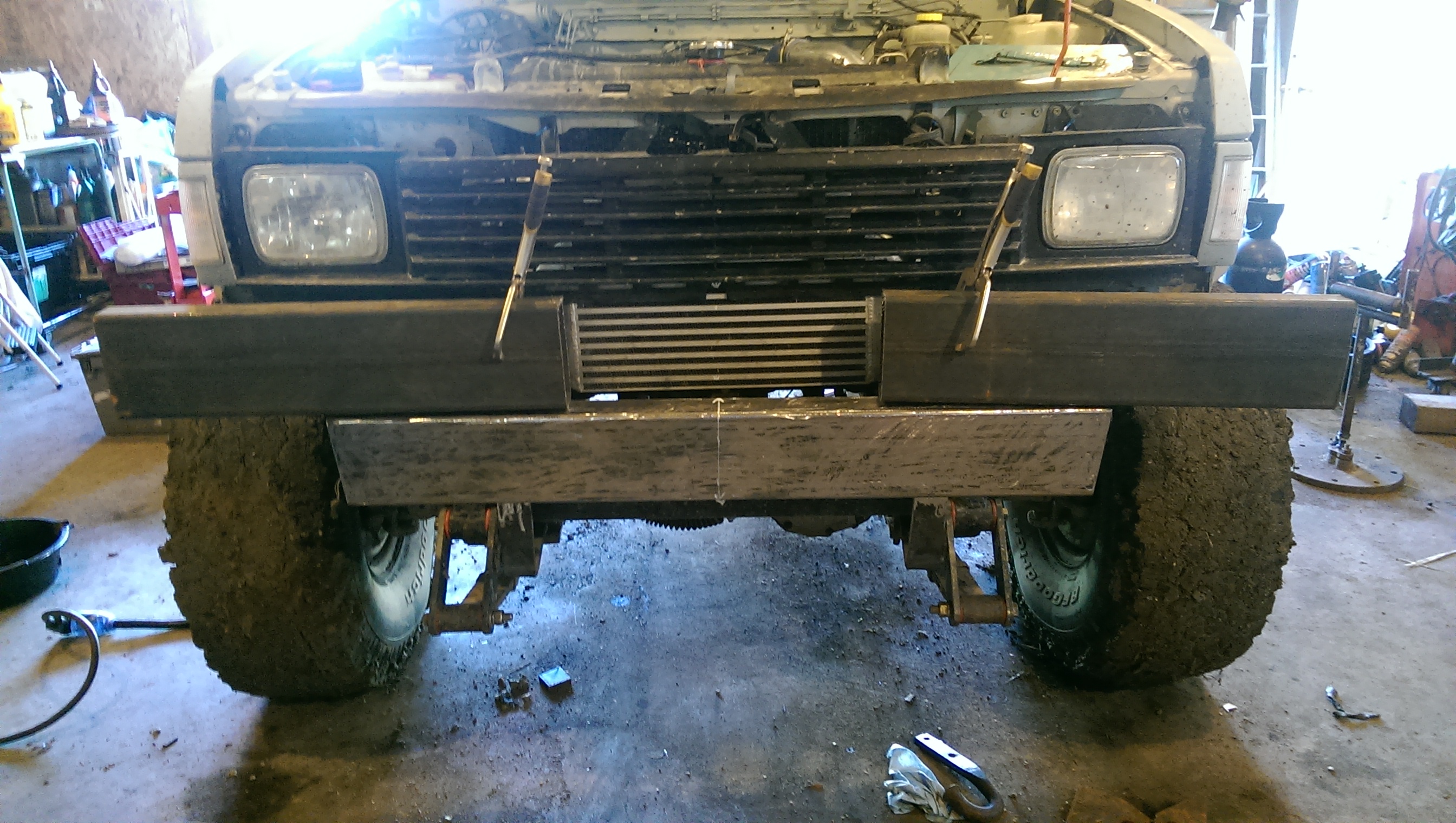 started making a front bumper