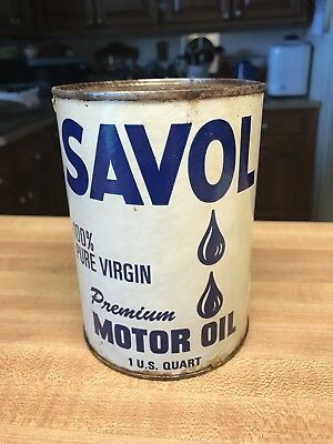 Savol Motor Oil, by Savol Chemical Co. of Millis, Massachusetts.